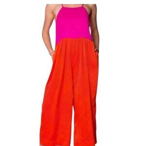 CROSBY by Mollie Burch Colorblock Jet Jumpsuit Small (see measurements)